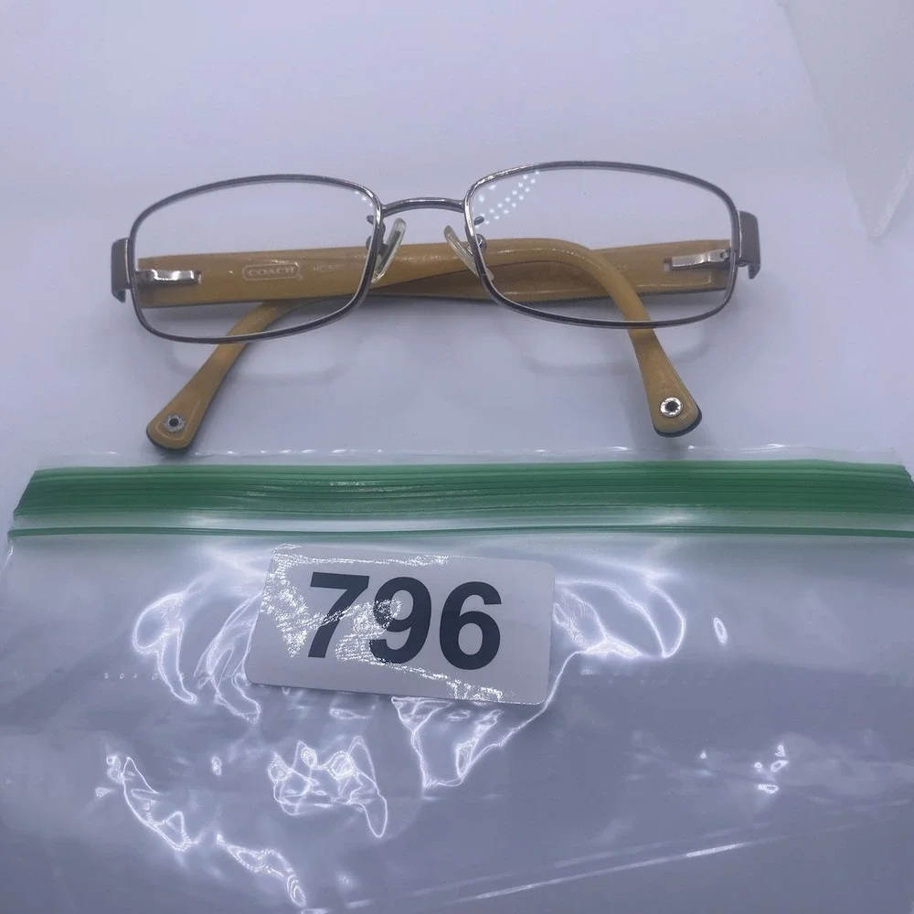 Coach Eyeglasses Women FRAME ONLY HC5001 Taryn 52-16-135 Dark Brown 796